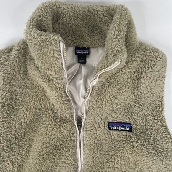 Patagonia Los Gatos Fleece Vest Natural Large - Picture 3 of 12